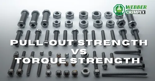 Pull-Out Strength vs Torque Strength in Fasteners explained using industrial bolts and screws – Webber Crimpex