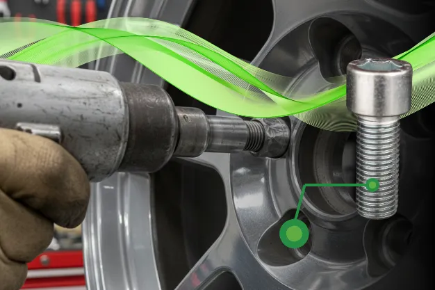 Allen bolt used in alloy wheel