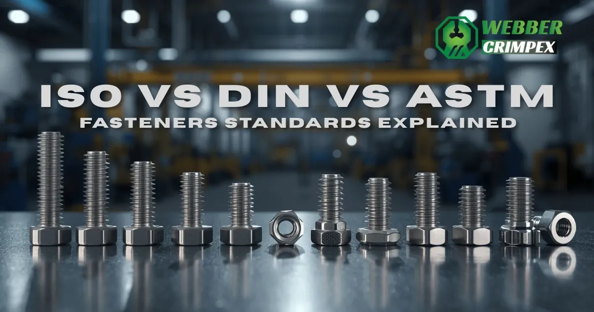ISO vs DIN vs ASTM Fasteners: Standards Explained for Indian Industries