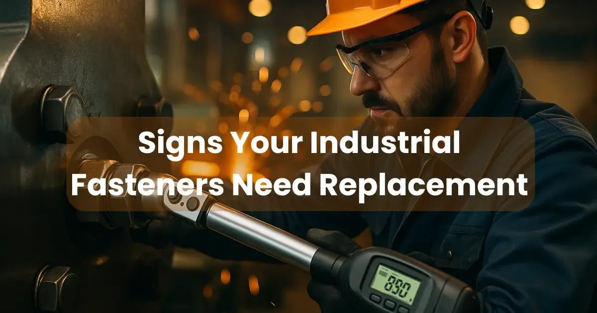 Signs Your Industrial Fasteners Need Replacement