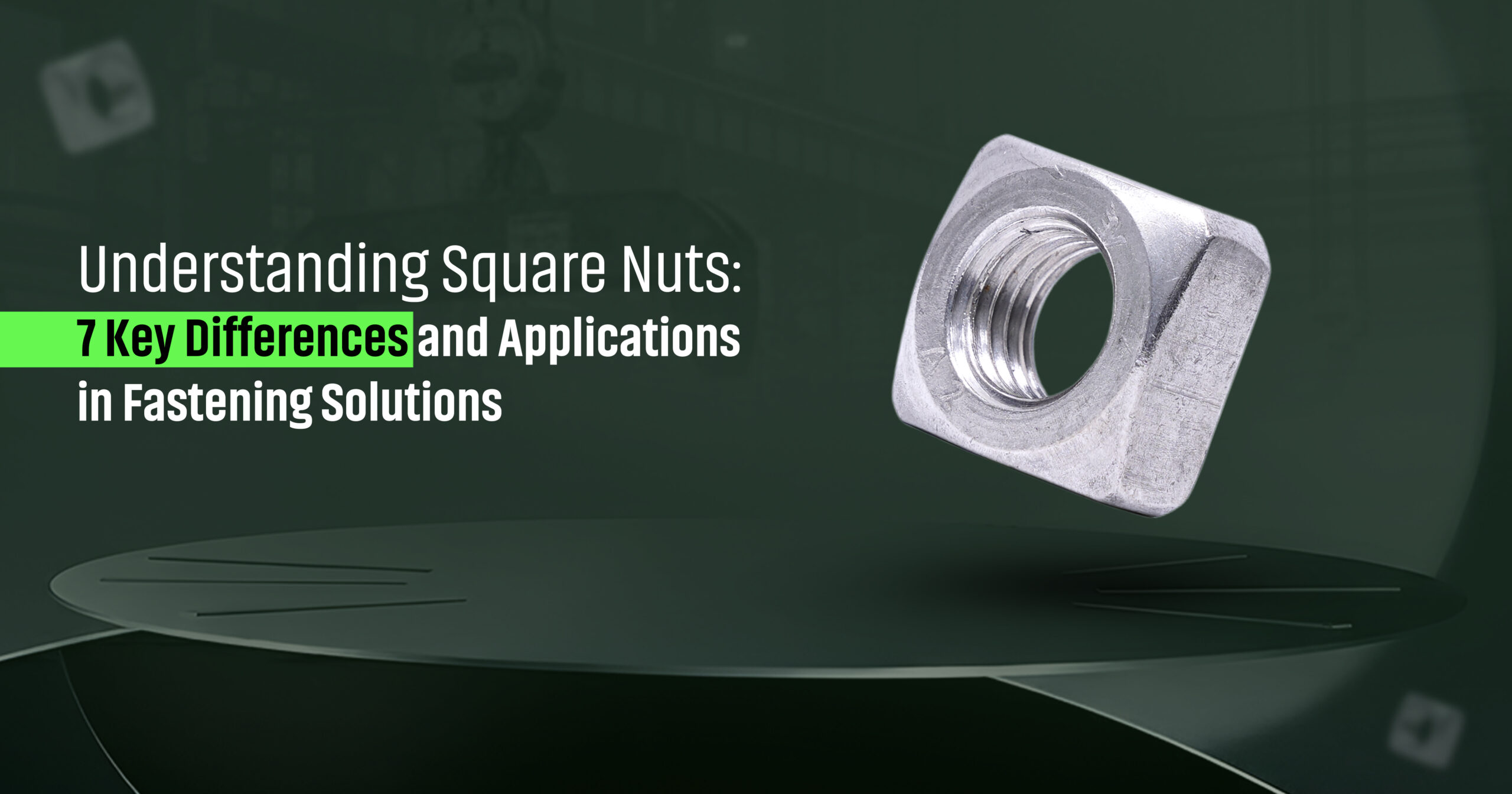 Understanding Square Nuts: 7 Key Differences and Applications in Fastening Solutions